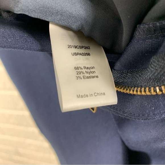 Universal Standard Navy Straight Leg Pants Trousers 2XS (6/8) - Picture 5 of 6